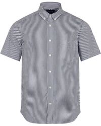 Eden Park - Dark Striped Shirt - Lyst