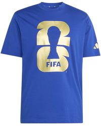 adidas - World Cup 2026 Graphic Short-Sleeve Crew-Neck T-Shirt - Lyst