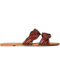 Where's That From - Where's Two Strap Braided Slip On Sandals - Lyst