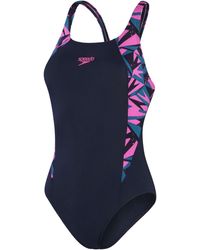 Speedo - Hyperboom Splice Muscleback Swimsuit - Lyst