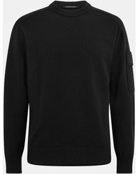 CP COMPANY METROPOLIS - Crew-Neck Knitted Top - Lyst
