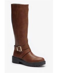 Be You - Buckle Trim Tall Stretch Calf Boot - Lyst