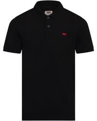 Levi's - Slim Housemark Polo Bright Whi - Lyst