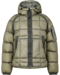 C.P. Company - Dd Shell Sn64 Duck Down Full-Zip Hooded Puffer Jacket - Lyst