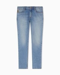 Emporio Armani - J06 Slim-Fit Trousers - Lyst
