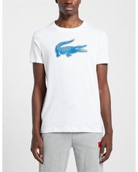 Lacoste - Sport 3d Print Crocodile Breathable Jersey T-shirt - Lyst