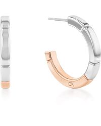 Calvin Klein - Ladies Ckj Soft Squares Earrings 35000457 - Lyst