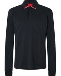 HUGO - Dalomo Long Sleeve Polo Shirt - Lyst