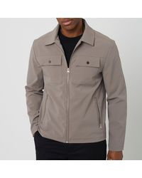 Brave Soul - Bs Zip Up Shacket With Chest Pockets - Lyst