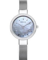 Bering - Stainless Steel Classic Analogue Quartz Watch - Lyst