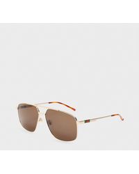 Gucci - Gg1676S Aviator Sunglasses - Lyst