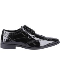 Hush Puppies - Elliot Brogue Patent Leather Derby Shoes - Lyst