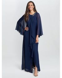Gina Bacconi - Polly Maxi Halter Neck Dress - Lyst