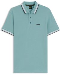 BOSS - Paddy Polo Shirt With Contrast Tipping - Lyst