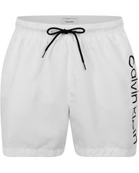 Calvin Klein - Large Logo Swim Shorts - Lyst