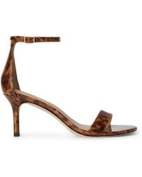 Ralph Lauren - Allie Mid Heeled Sandals - Lyst