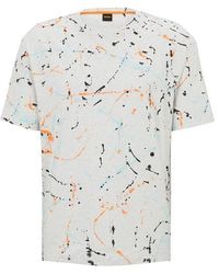 BOSS - Paint T-shirt - Lyst