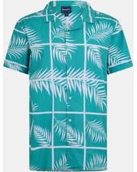 Bench - Rafil Short-Sleeve Patterned Shirt - Lyst