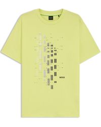 BOSS - Hbg Grx Degradé Geometric Print T-Shirt - Lyst