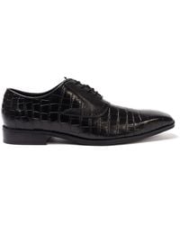 GIORGIO - Leather Croc Oxford Dress Brogue Shoes - Lyst