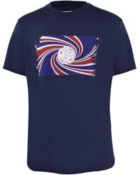 Pretty Green - Pg Swirl Logo Regular Fit T-Shirt - Lyst