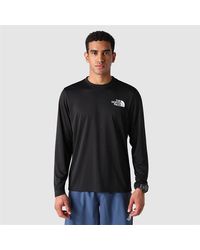 The North Face - M Reaxion Amp L/s Crew - Lyst