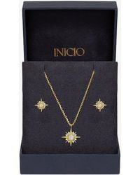 Inicio - 14K Plated Cubic Zirconia Star Set - Lyst