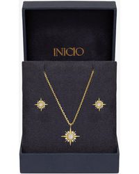 Inicio - 14K Plated Cubic Zirconia Star Set - Lyst