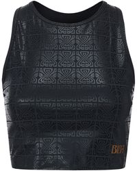 Biba - Move Tank Scoop Cropped Performance Gym Vest - Lyst