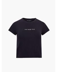 French Connection - Slogan Baby Tee - Lyst