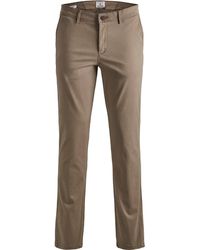 Jack & Jones - Chinos Slim Fit, Zip Fly With Front And Back Pockets - Lyst
