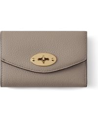 Mulberry - Darley Folded Multi-Card Wallet Cashmere Taupe - Lyst
