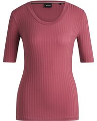 BOSS - Effilie Short Sleeve Polo Shirt - Lyst