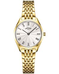 Rotary - Ladies Ultra Slim Ss Bracelet Watch - Lyst