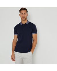 Threadbare - Birdseye Collar Cotton Jersey Polo Shirt - Lyst