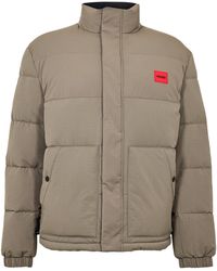 HUGO - Short Puffer Jacket - Lyst