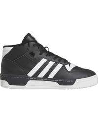 adidas - Rivalry Mid Basketball Trainers - Lyst