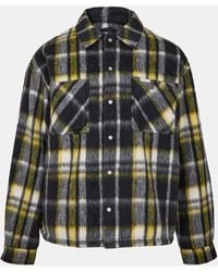 Represent - Check Button-Through Structured Overshirt - Lyst