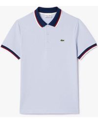 Lacoste - Regular-Fit Stretch Mini Piqué Polo Shirt - Lyst