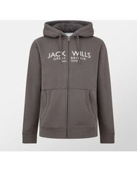 Jack Wills - Pinebrook Graphic Zip Hoodie - Lyst