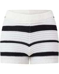 I Saw It First - Knitted Stripe Short - Lyst