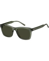 Tommy Hilfiger - Full Rim Acetate Rectangular Sunglasses - Lyst