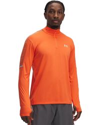 Under Armour - Tech ¼ Zip Fire Castlerock - Lyst
