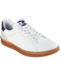 Skechers - Leather Bungee Lace Sneaker Low-top Trainers - Lyst
