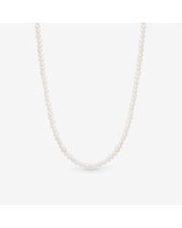 Jon Richard - Plated Real Freshwater Seed Pearl Necklace - Lyst
