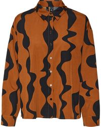 Vero Moda - Regular Fit Long Sleeve Shirt - Lyst