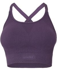 Usa Pro - Up Seamless Adjustable Sports Bra - Lyst