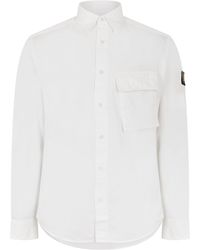 Belstaff - Dye Cotton Scale Shirt - Lyst