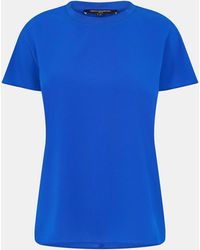 French Connection - Crepe Crew Neck T-Shirt - Lyst