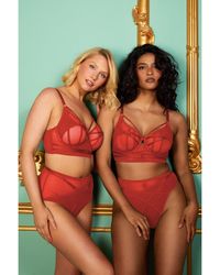 Playful Promises - Eddie Ruby Crossover Balconette Bra - Lyst